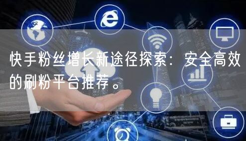 快手粉丝增长新途径探索：安全高效的刷粉平台推荐。