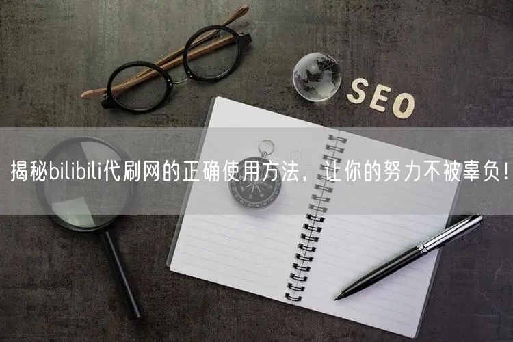 揭秘bilibili代刷网的正确使用方法，让你的努力不被辜负！