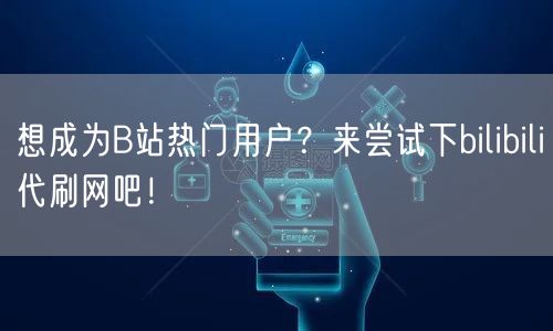 想成为B站热门用户？来尝试下bilibili代刷网吧！