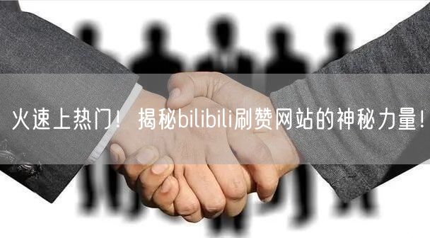 火速上热门！揭秘bilibili刷赞网站的神秘力量！