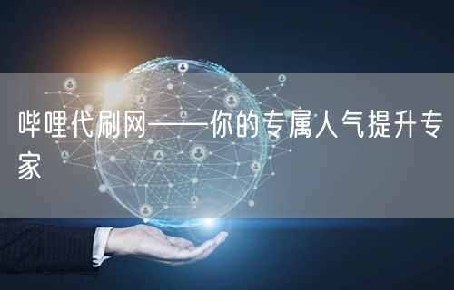 哔哩代刷网——你的专属人气提升专家