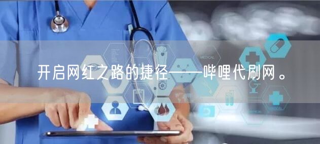 开启网红之路的捷径——哔哩代刷网。