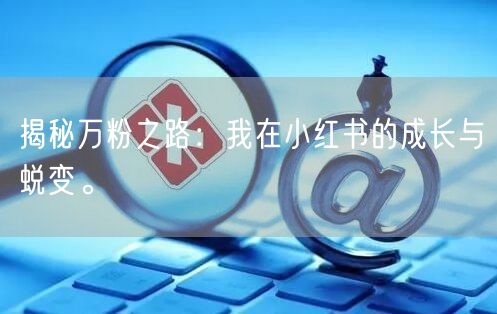 揭秘万粉之路:我在小红书的成长与蜕变。