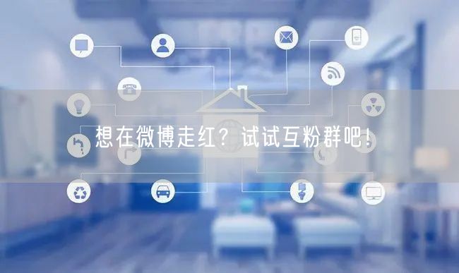想在微博走红?试试互粉群吧!