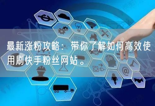 最新涨粉攻略：带你了解如何高效使用刷快手粉丝网站。